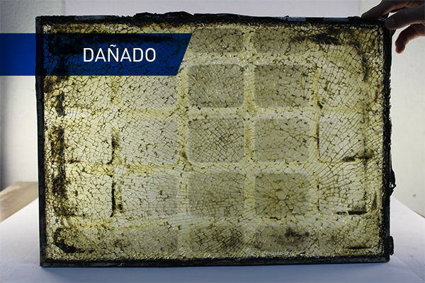 Vidrio de Seguridad Dañado